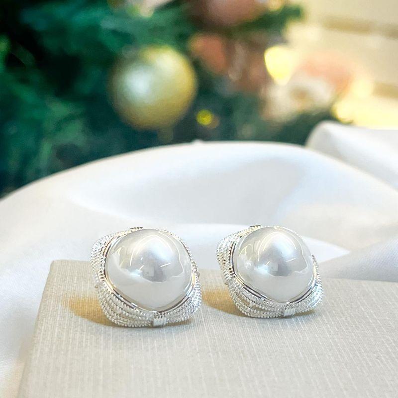 Brinco Quadrado Pérola