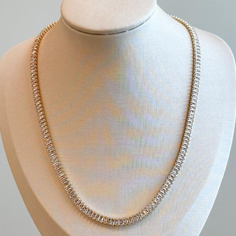 Choker Riviera Baguete