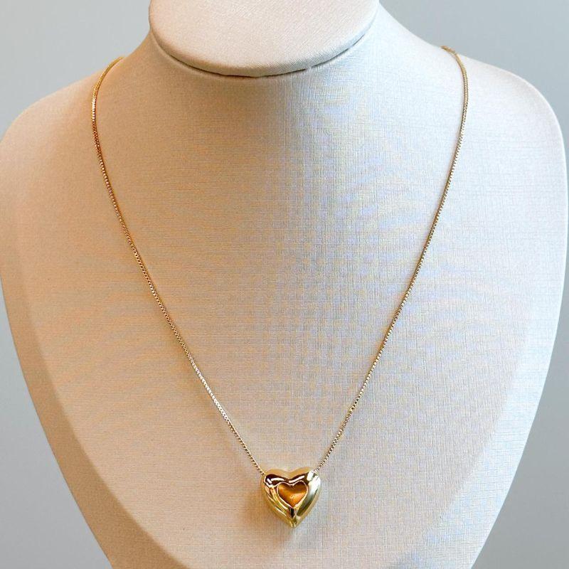 Colar Coração Liso