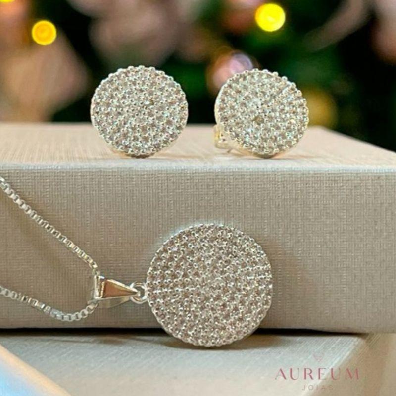 Conjunto Circulo Cravejado