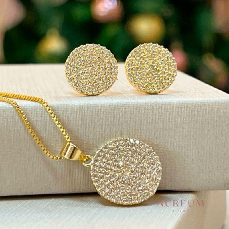 Conjunto Circulo Cravejado