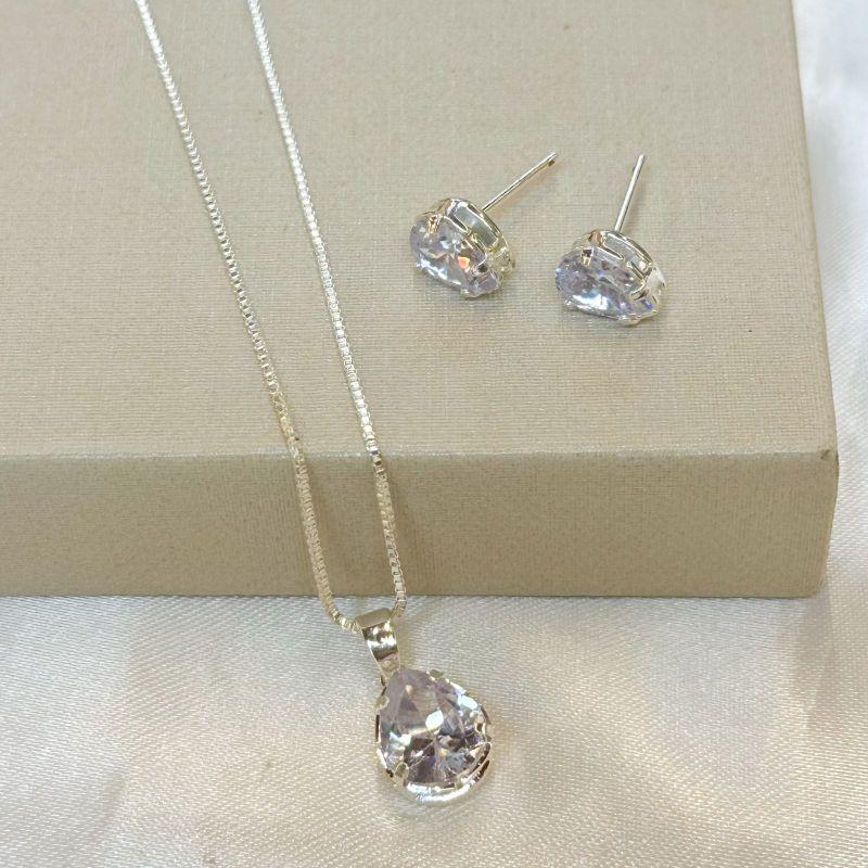 Conjunto Gota Zircônia
