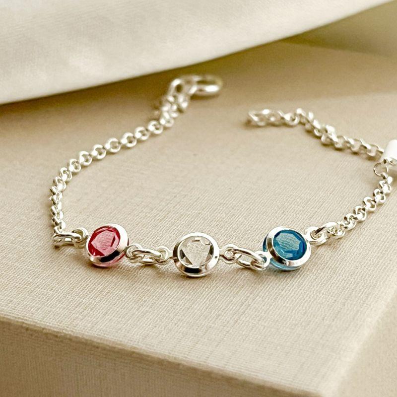 Pulseira Infantil Três Cores