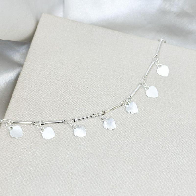 Tornozeleira Coração Pendurado