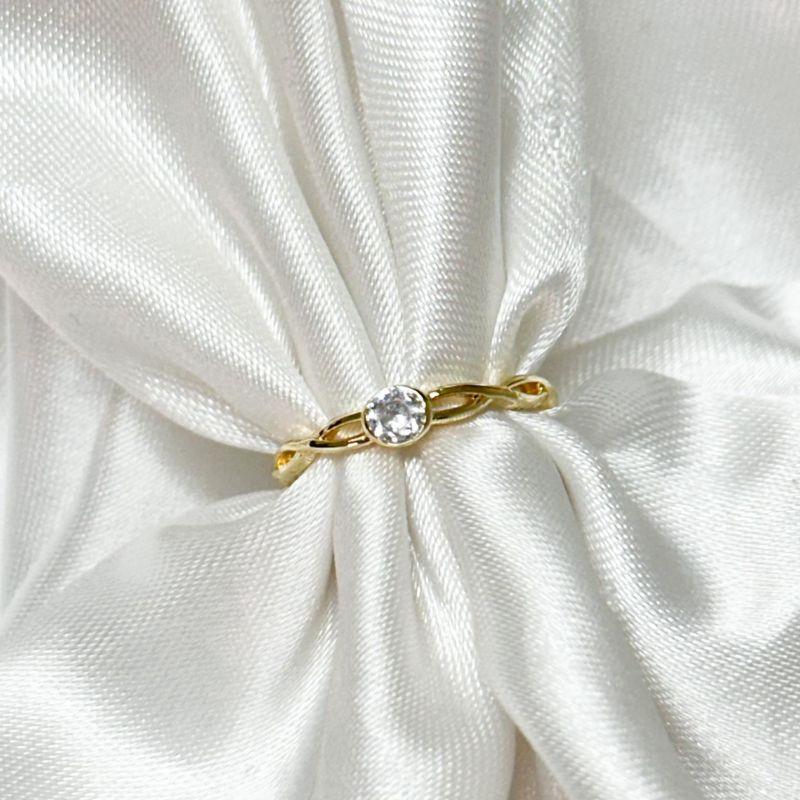 Anel Falange Aro Entrelaçado