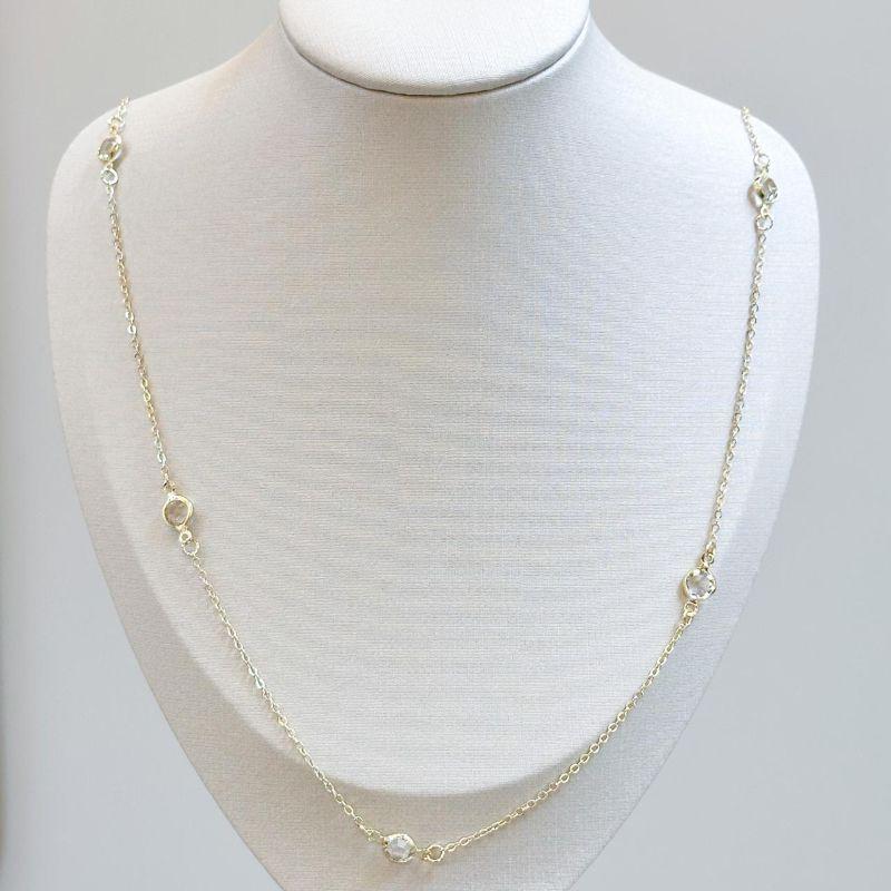 Colar Longo Zircônias