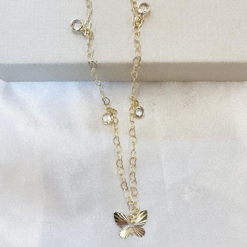 Tornozeleira Pingente Borboleta