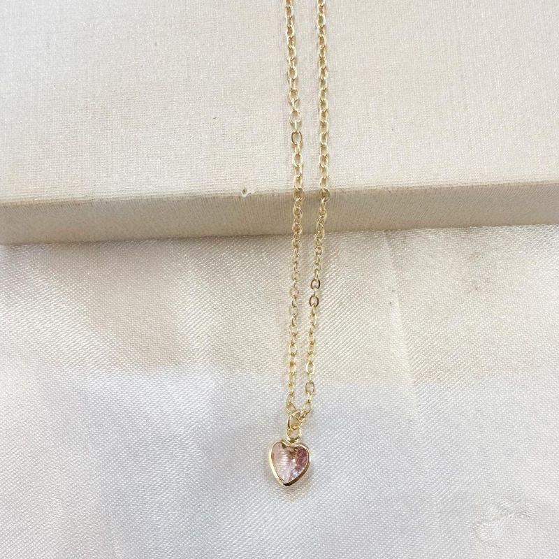 Tornozeleira Pingente Rosa