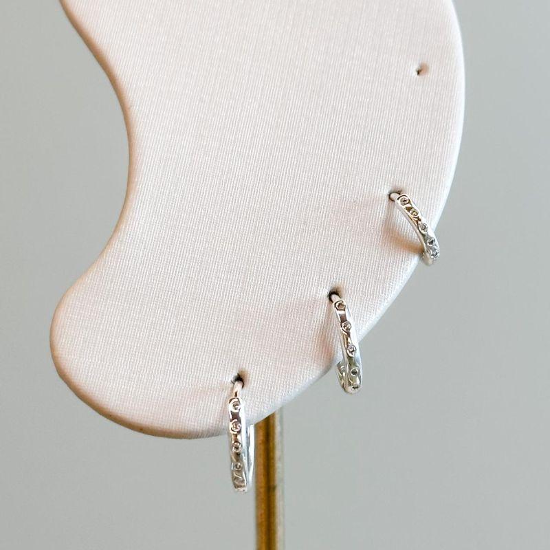 Trio Argola Pontos em Zircônia