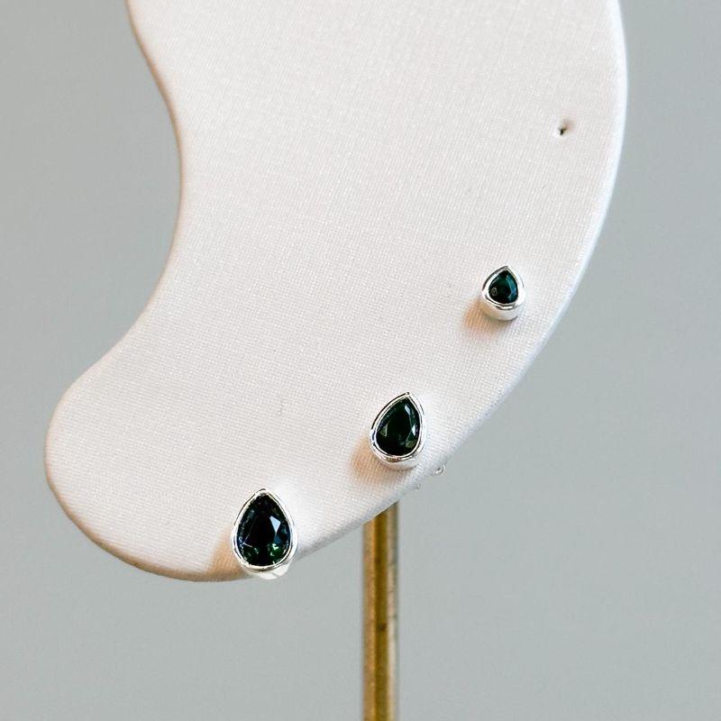 Trio Gota Verde Escuro