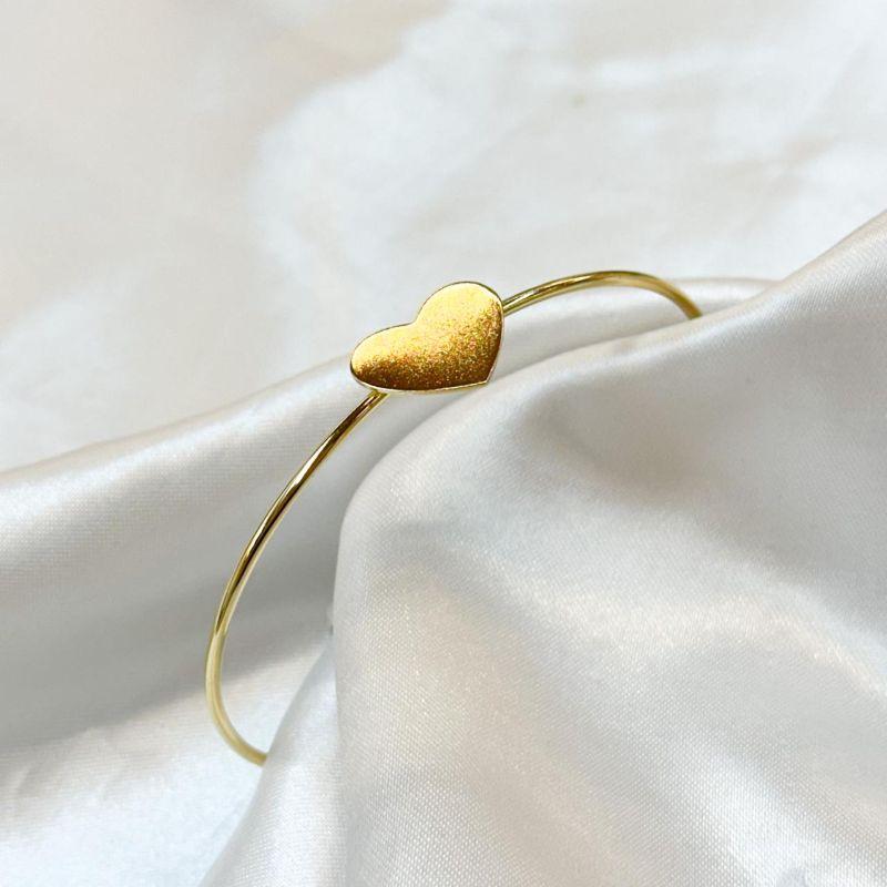 Bracelete Coração Liso