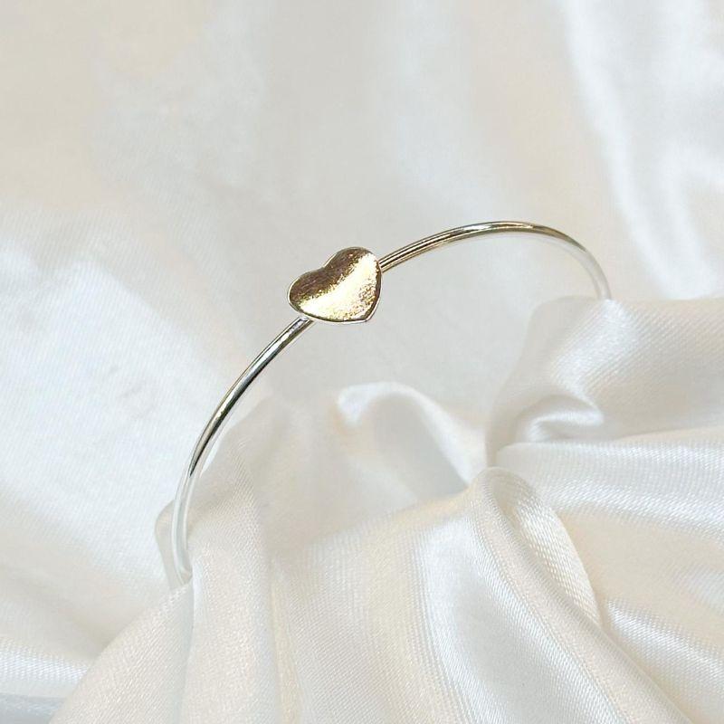 Bracelete Coração Liso