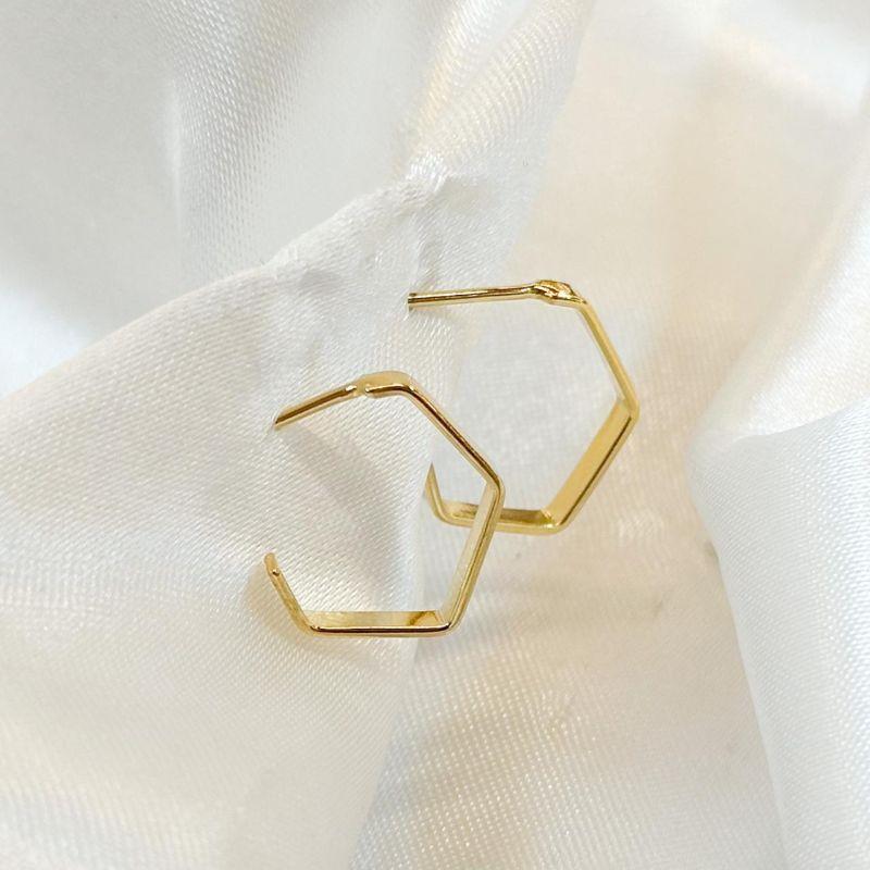 Brinco Argola Geométrica