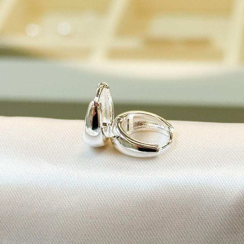 Brinco Argolinha Lisa Gota (M do Trio)