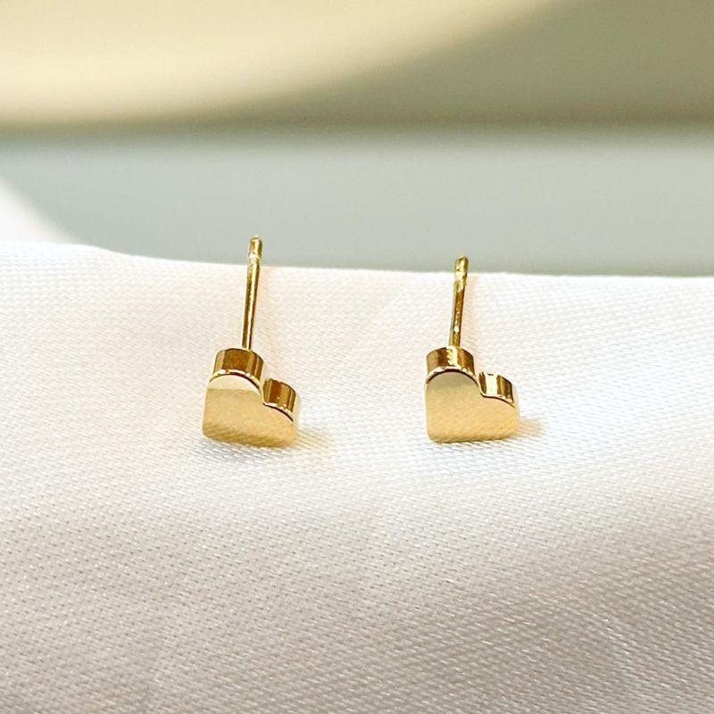 Brinco Coração Liso