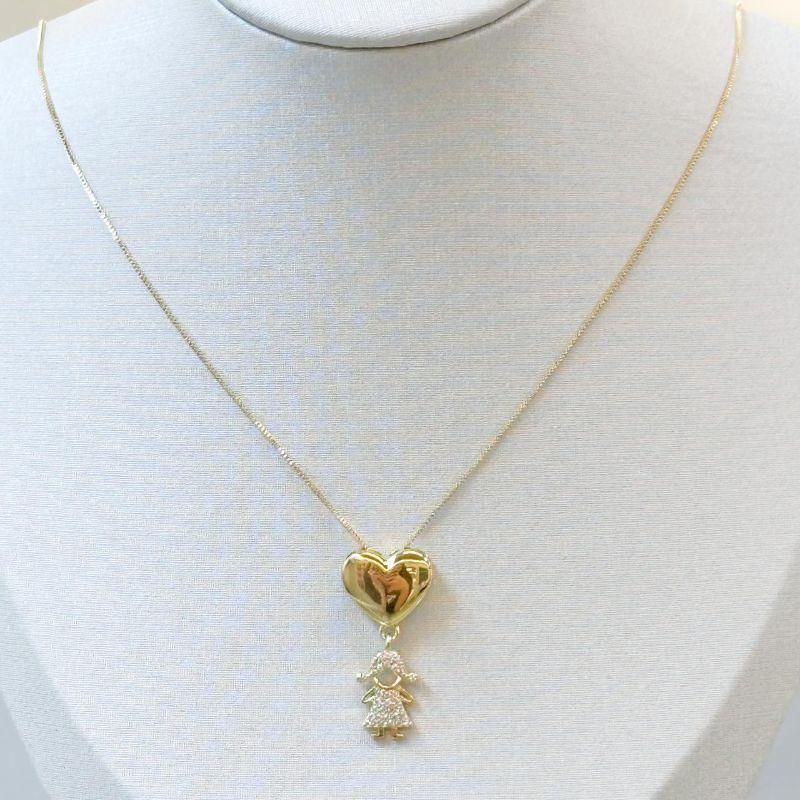 Colar Coração Filha