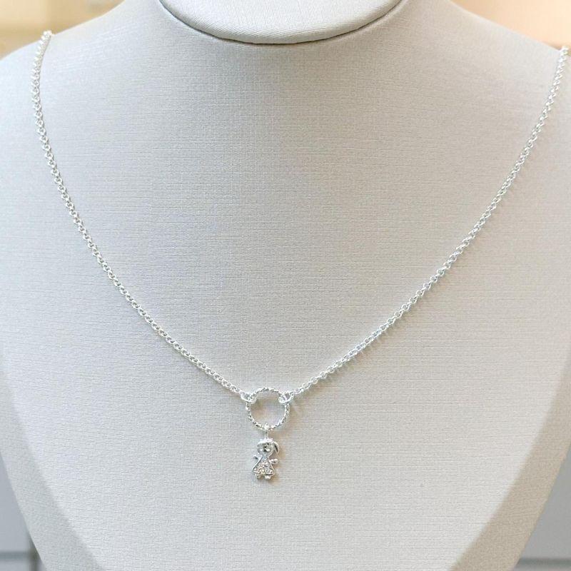 Colar Pingente Circulo Filha