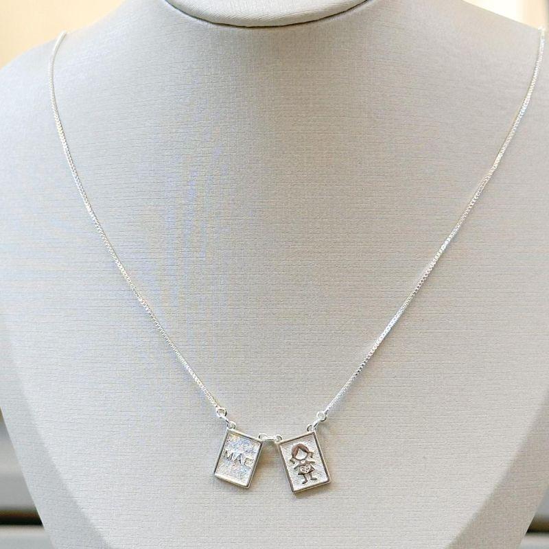 Colar Plaquinha Menina