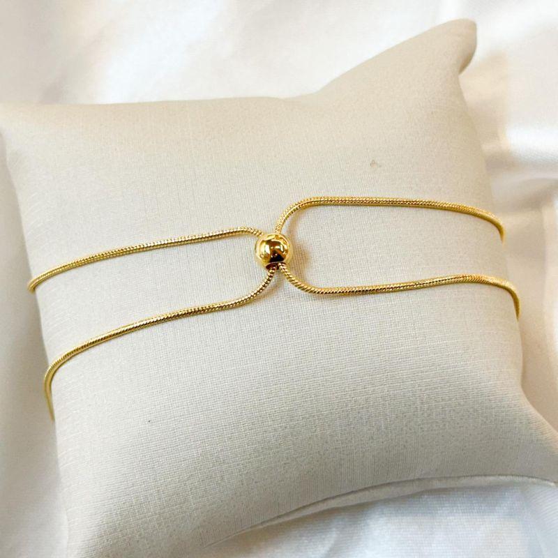 Pulseira Dupla Bolinha