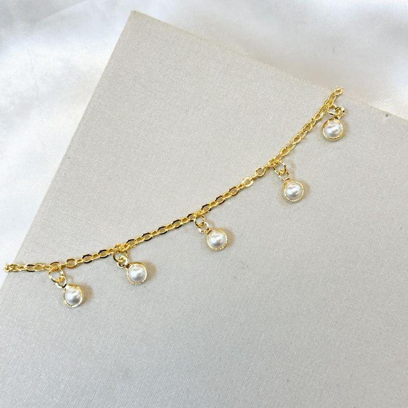 Tornozeleira Pérolas