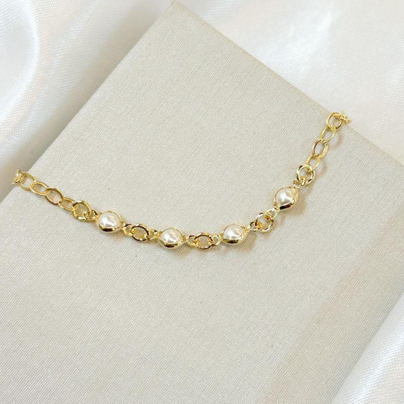 Tornozeleira Pérolas