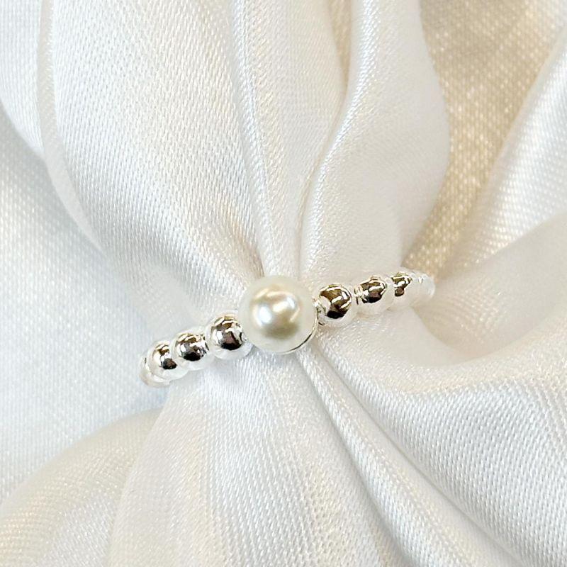 Anel Bolinhas Pérola