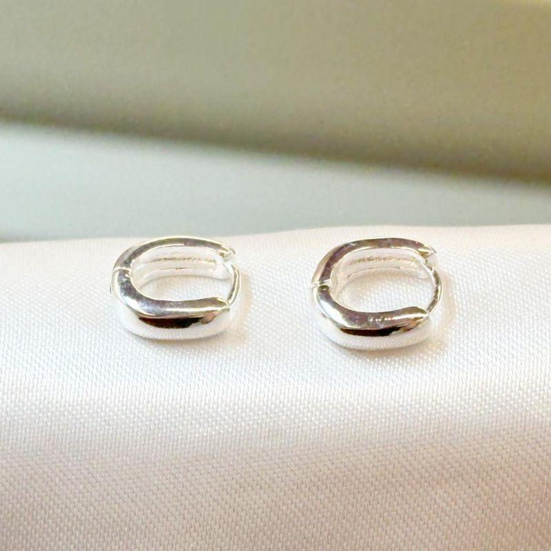 Brinco Argolinha Quadrada P