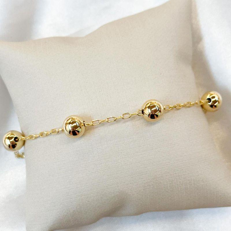 Pulseira Bolas Lisas