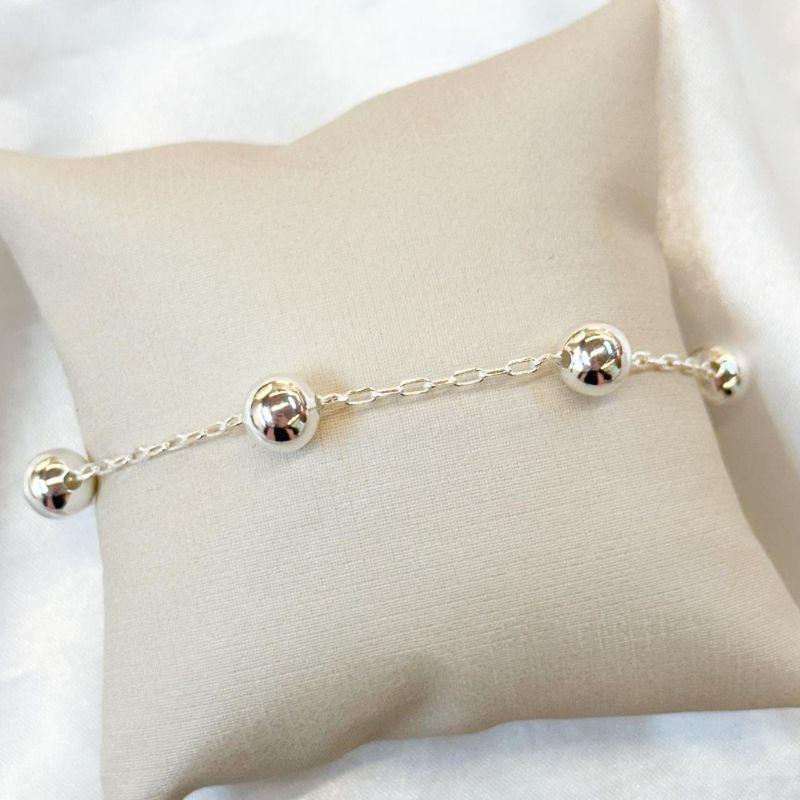 Pulseira Bolas Lisas