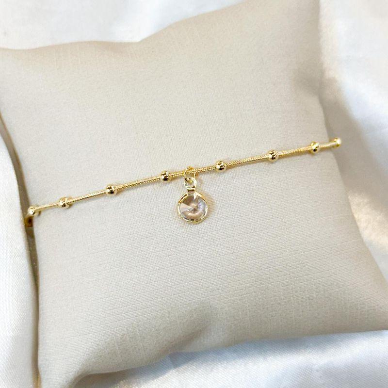 Pulseira Bolinhas com Pingente