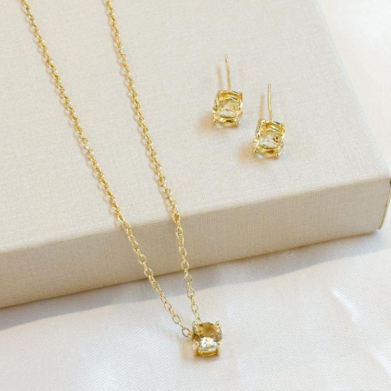 Conjunto Ponto de Luz Amarelo