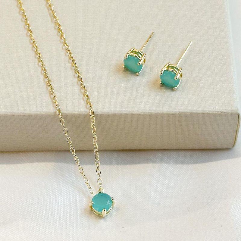 Conjunto Ponto de Luz Verde Fusion