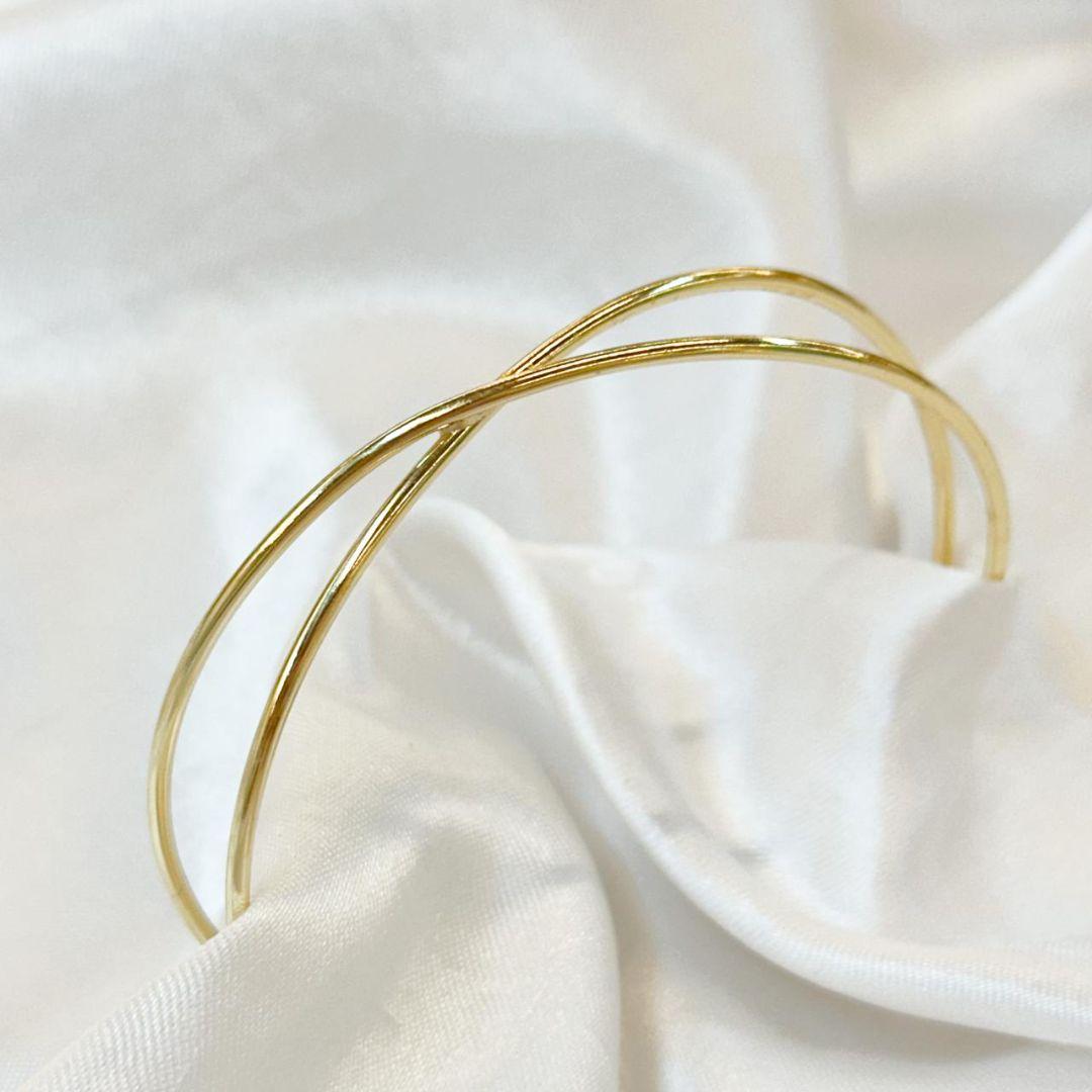 Bracelete X Liso